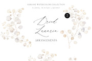 FLORAL WINTER BOX Watercolor Bundle, a Seasonal Illustration by Muse Artist (Thumbnail 76 of 95)