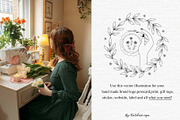 Needlework logos. Line art, a Work Illustration by KolibriDesign (Thumbnail 2 of 7)