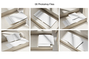 Dust Jacket Cover Book Mockup, a Books & Magazine Mockup by Tokobeta (Thumbnail 8 of 8)