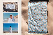 Beach Towel Mockup, a Household Mockup by Trissa (Thumbnail 6 of 7)