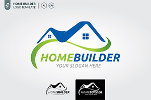 Home builder logo template