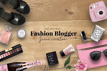 Fashion blogger scene creator