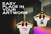 Urban T-Shirt Mockups, a Shirt Mockup by SPACECAKE (Thumbnail 2 of 7)