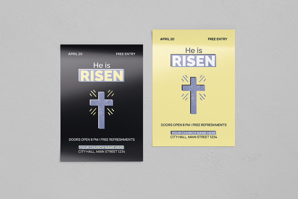 Easter Church Flyer, a Print Template by Chist Design (Photo 4 of 4)