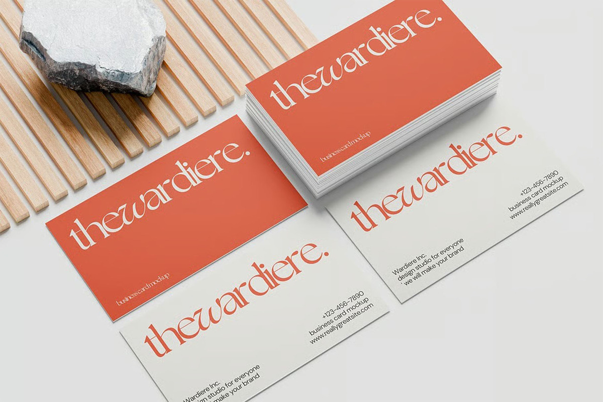 Business Card Mockup, an Advertising Mockup by zippypixelstudio (Photo 3 of 8)
