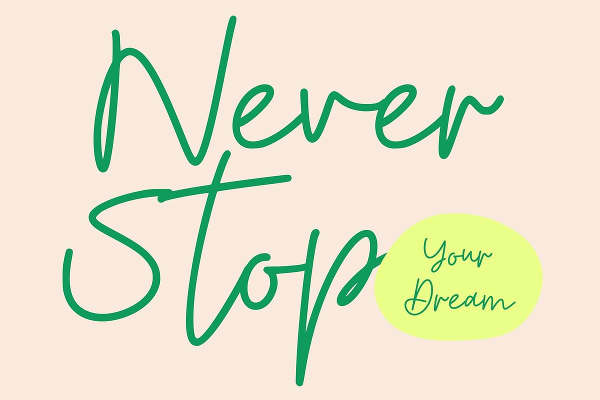 CS Mileya – Stylish Script Font, a Script Font by Craft Supply Co. (Photo 2 of 8)
