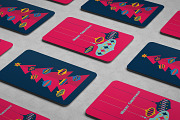 Christmas Card design template, an Illustration by Do2design (Thumbnail 1 of 4)