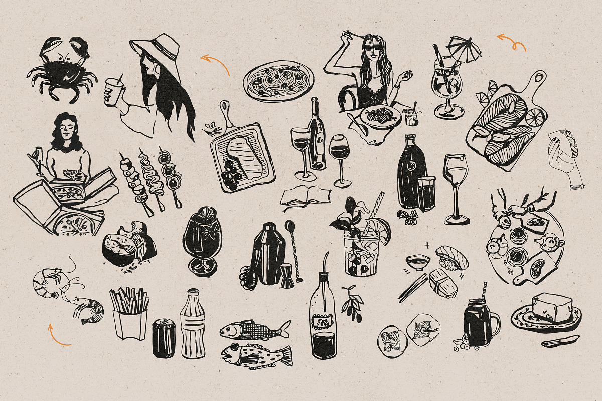 Food and Drinks Illustrations, a Food Illustration by iStar Design (Photo 15 of 17)
