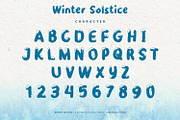 Winter Solstice - Display Font, a Script Font by Alpaprana (Thumbnail 8 of 10)