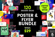 Flyer & Poster Template Bundle Sale, a Flyer Template by Amber Graphics (Thumbnail 1 of 5)