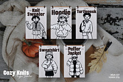 Handrawn Autumn Cat Character Set, an Animal Illustration by Invisual Studio (Thumbnail 4 of 11)