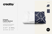 Fringed Blanket Mockup Set, a Product Mockup by creatsy4 (Thumbnail 1 of 8)