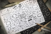 Sketchpen Typeface + Extras, a Script Font by BALABOLKA (Thumbnail 3 of 5)