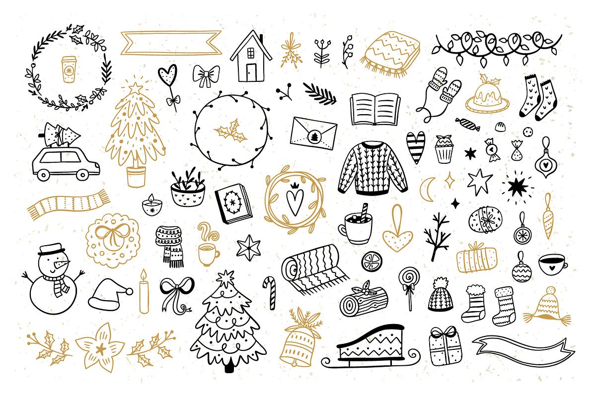 Winter Doodles, an Illustration by Redchocolate (Photo 3 of 12)