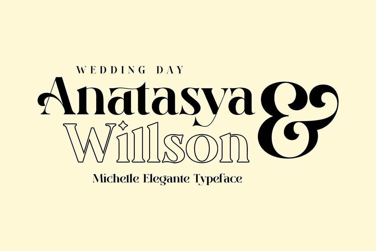 Michelle Elegante, a Serif Font by INKSUN™ (Photo 4 of 10)