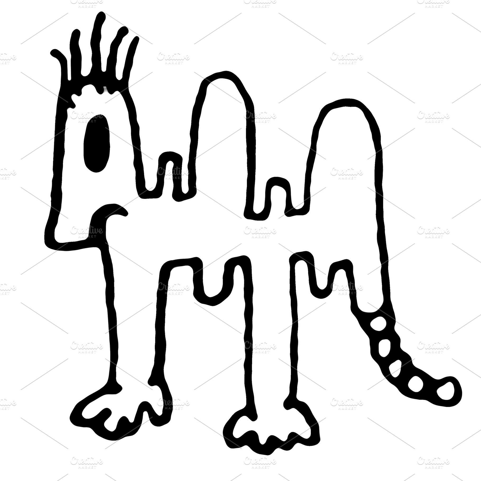 Fantasy hand drawn character, a Photo by DanFLCreativo