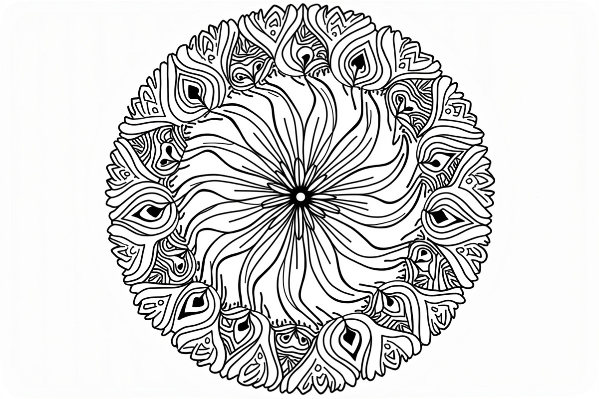Elegant Hand-Drawn Mandala Designs, an Object Graphic by BIPLOB EXPERT (Photo 4 of 13)