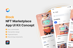 Block_NFT Marketplace App UI Kit