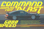 Command Blast - Speed Display Font, a Sans Serif Font by Invasi Studio (Thumbnail 1 of 10)