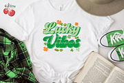 Lucky Vibes Shamrock St Patricks SVG, a Graphic by Cherry.designs (Thumbnail 4 of 4)