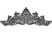 Vintage Crown Ornament Bundle, an Illustration by Designer_Momina (Thumbnail 11 of 31)