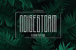 NoiseStorm Font Duo