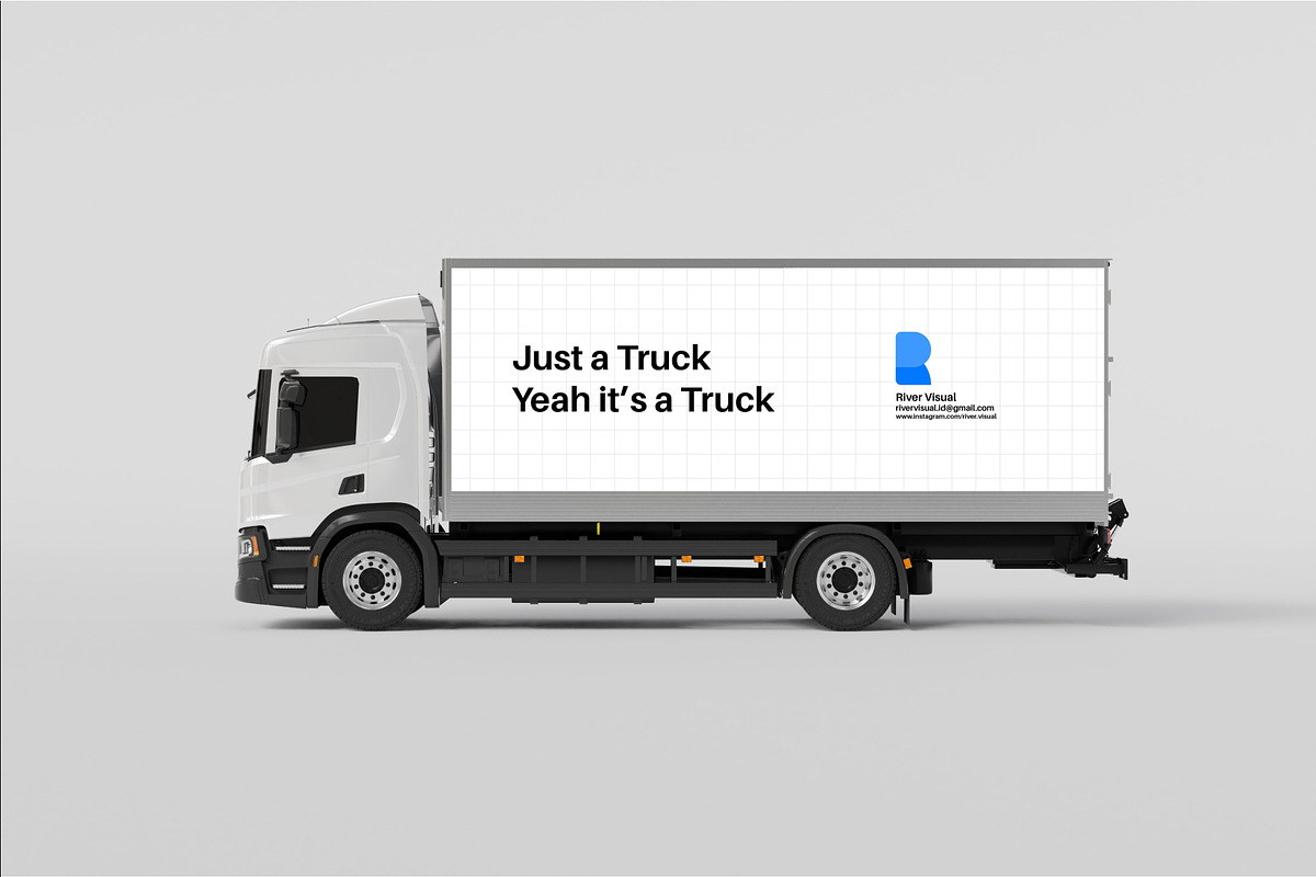 Branding Mockup Truck Mockup Plain, an Advertising Mockup by River Visual (Photo 4 of 7)
