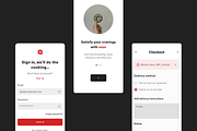 Quickbite : Food delivery UI kit, an UI Kit Template by Abel (Thumbnail 4 of 5)