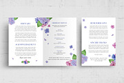 Purple Floral Funeral Program Flyer, a Flyer Template by BrandPacks (Thumbnail 8 of 8)
