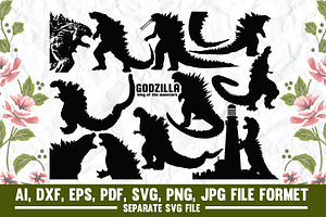 Godzilla Svg