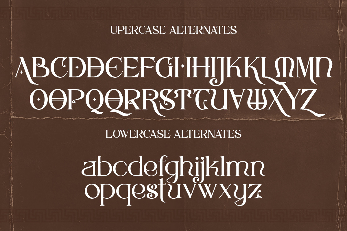 Areus - Celtic Display Font, a Serif Font by Qweera Studio (Photo 11 of 12)