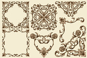 Frames and Borders Decorative vector, an Object Graphic by Samira (Thumbnail 2 of 6)