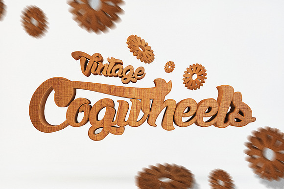 Vintage Cogwheels Bundle preview 6