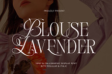 Blouse Lavender Display Serif