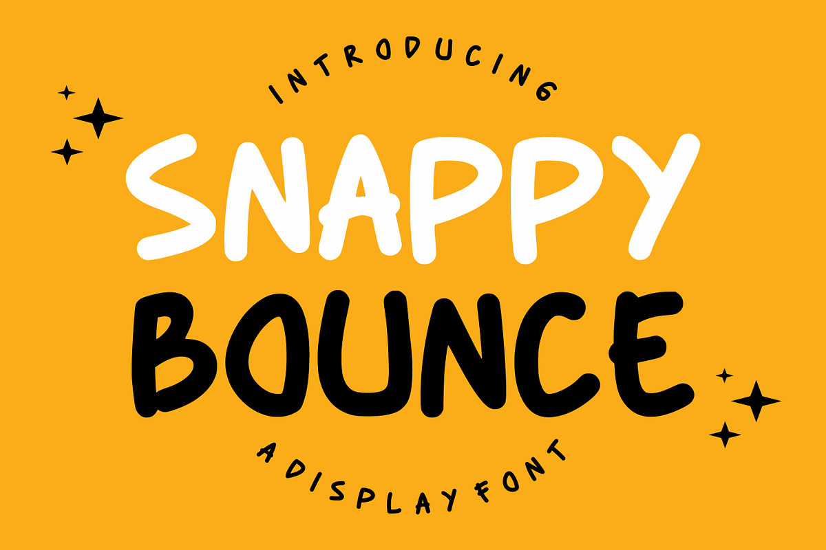 Snappy Bounce, a Font by Limited.studio (Photo 1 of 6)