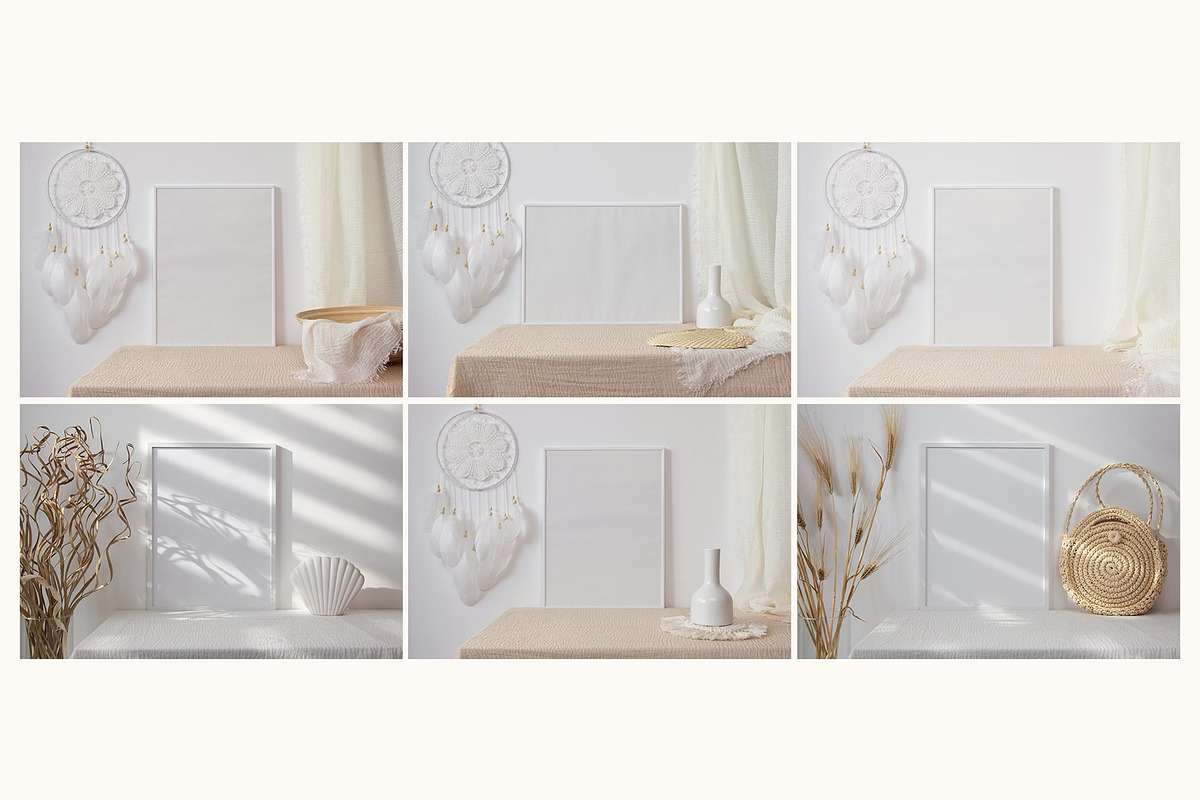 Photo Frame Mockup Bundle, a Print Template by PawMockups (Photo 3 of 11)