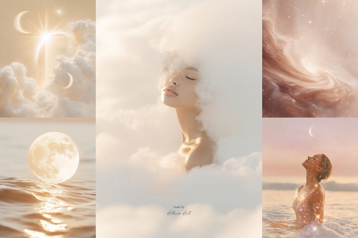 300 Celestial Stock Photo Bundle, a Beauty & Fashion Photo by Allure Art (Photo 18 of 41)