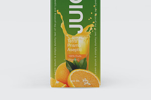 250ml Matte Juice Carton Package