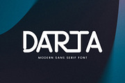 DARTA- Modern Sans Serif Font, a Sans Serif Font by AnnofaType (Thumbnail 1 of 8)