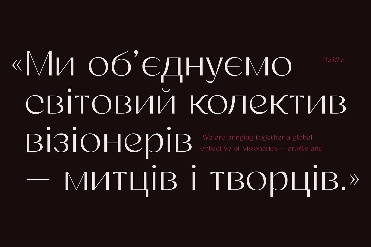 Relicta - Elegant Contrast Typeface, a Font by Jehoo Creative (Photo 4 of 11)