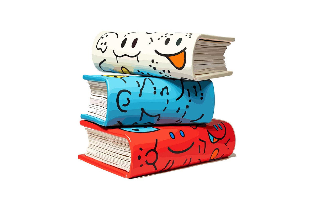 Books, Globe & Clock Clipart, an Object Graphic by Gfx_Store (Photo 14 of 16)