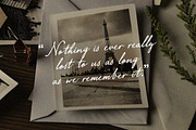 Aviola Memories - Romantic Script, a Script Font by Letterhend Studio (Thumbnail 8 of 9)