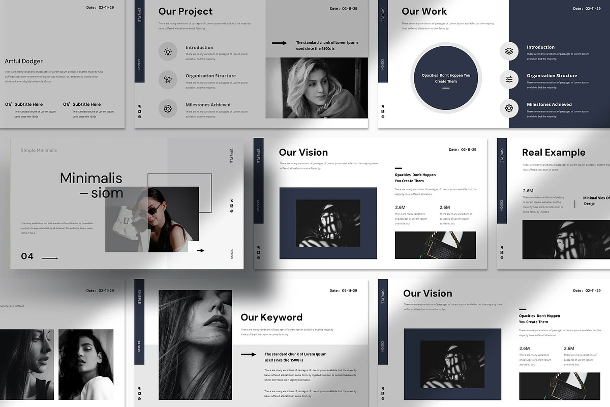 Minimal Keynote Presentation Template
