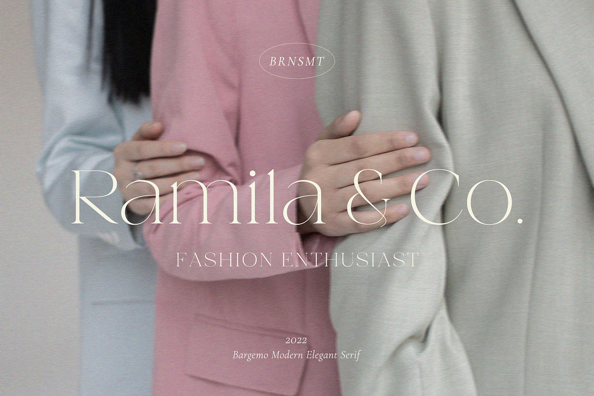 Bargemo – Modern Elegant Serif, a Serif Font by BrandSemut (Photo 5 of 10)