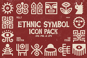 Ancient Folk Icons Vol 2, an Outline Icon by Tekuni