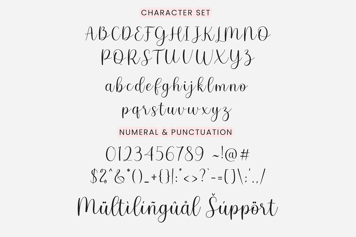 Rosalie, a Script Font by Flawless And Co (Photo 3 of 10)