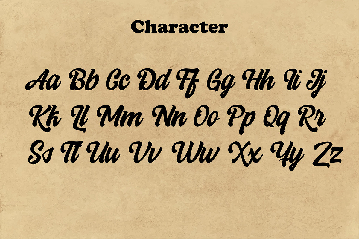 Abraham, a Script Font by Teweka (Photo 10 of 12)