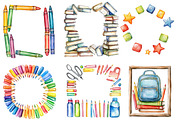 Back to School Frames Clipart, an Illustration by Designworld (Thumbnail 3 of 5)