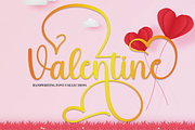 Valentine | Script Font, a Script Font by Scratchones (Thumbnail 1 of 6)