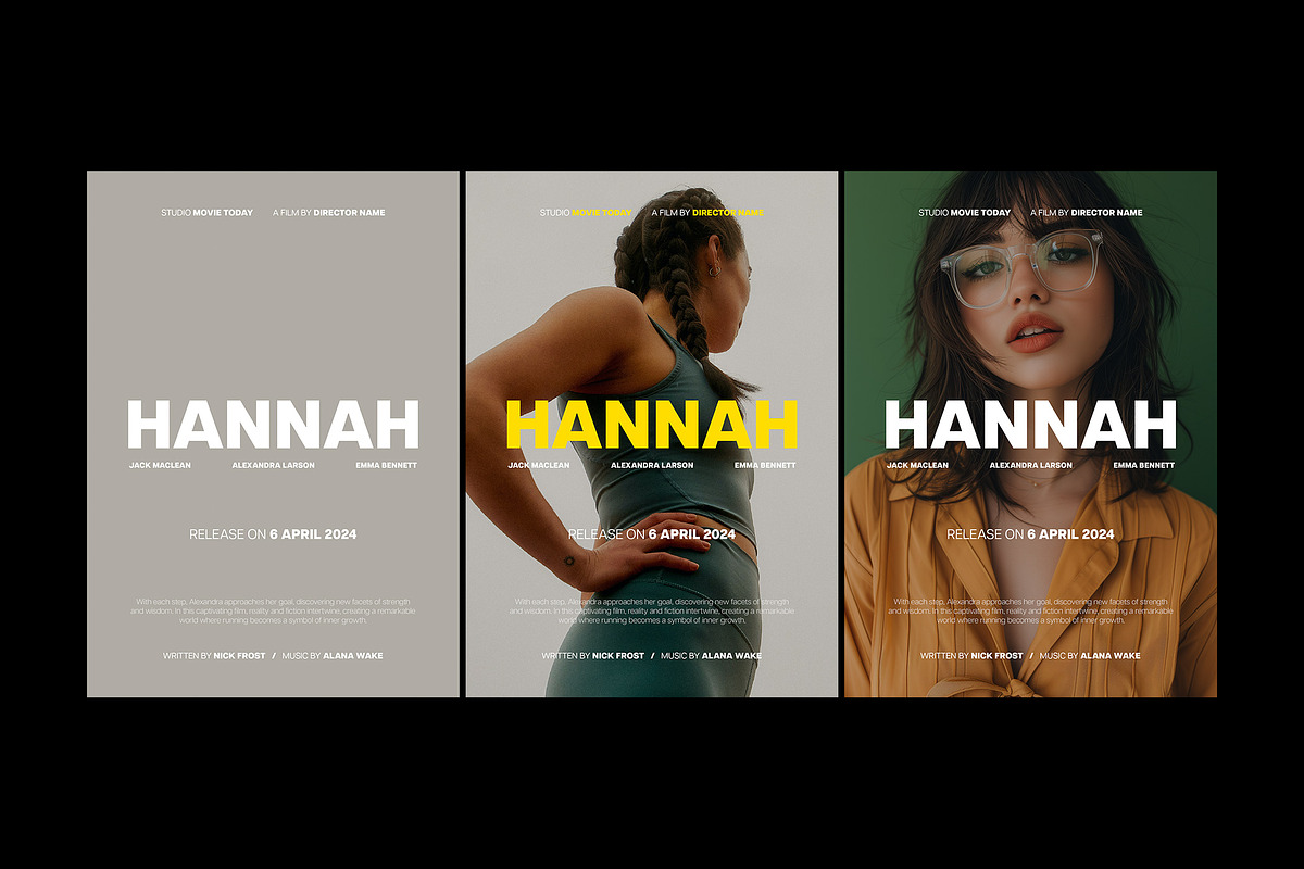 Sports Movie Poster Template, a Poster Template by Design Squad (Photo 2 of 2)